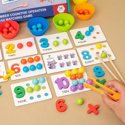 Montessori Math Clip Beads Educational Puzzle Toys - Zayd’s Department Store