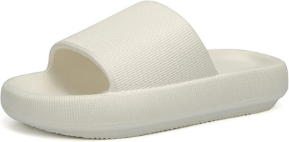 Cloud Slides Pillow Slippers for Women and Men | Shower Slippers Bathroom Sandals | Ultra Soft | Cushioned Thick Sole | Indoor & Outdoor - Zayd’s Department Store
