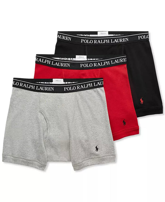 Men'S 3-Pack Classic Cotton Boxer Briefs - Zayd’s Department Store