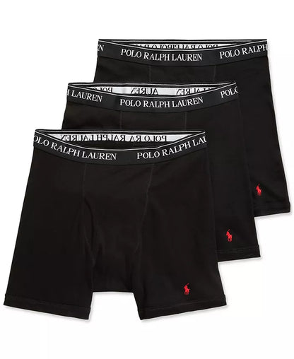 Men'S 3-Pack Classic Cotton Boxer Briefs - Zayd’s Department Store