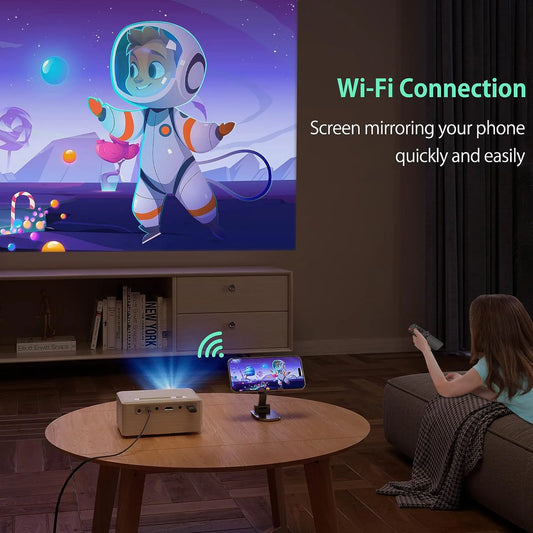 WIFI Wireless Projector Bluetooth 720p HD - Zayd’s Department Store