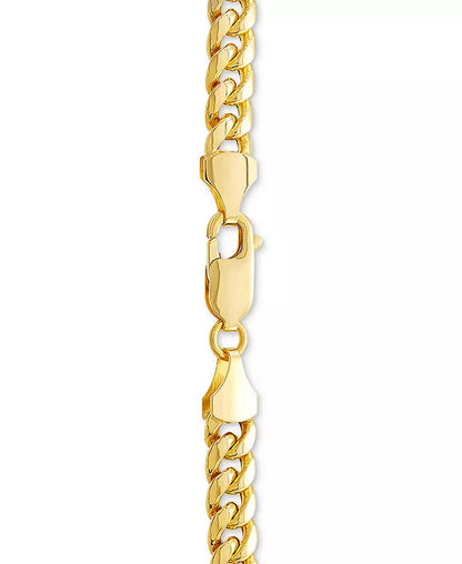 Italian Miami Cuban Link 20" Chain Necklace (6Mm) in 10K Gold - Zayd’s Department Store