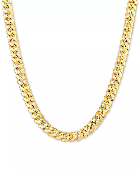 Italian Miami Cuban Link 20" Chain Necklace (6Mm) in 10K Gold - Zayd’s Department Store