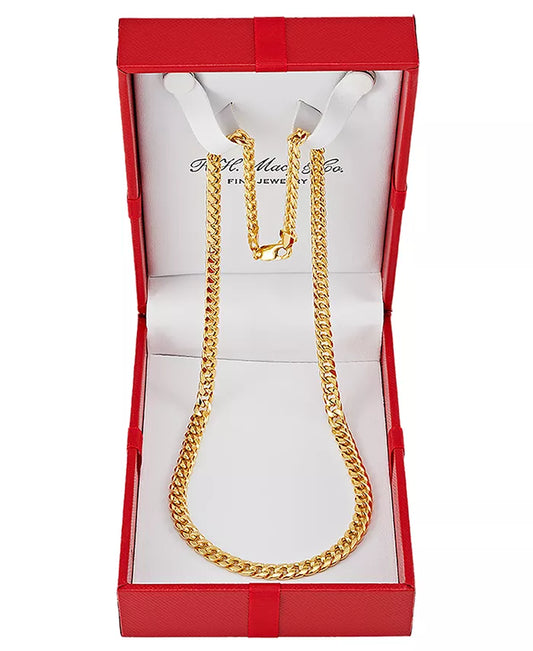 Italian Miami Cuban Link 20" Chain Necklace (6Mm) in 10K Gold - Zayd’s Department Store